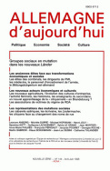 Allemagne d'aujourd'hui, n°144/avril - juin 1998