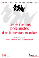 Revue des Sciences Humaines, n° 351/juillet-septembre 2023