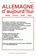 Allemagne d'aujourd'hui, n°141/juillet - septembre 1997