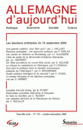 Allemagne d'aujourd'hui, n°174/octobre - décembre 2005
